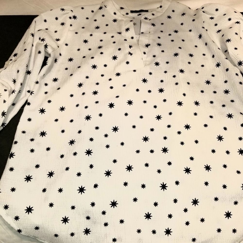 CAMISOLE TOP WHITE/BLACK TOP - Picture 9 of 15